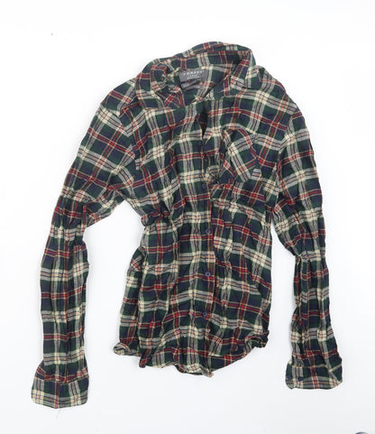 Primark Mens Blue Check   Button-Up Size L