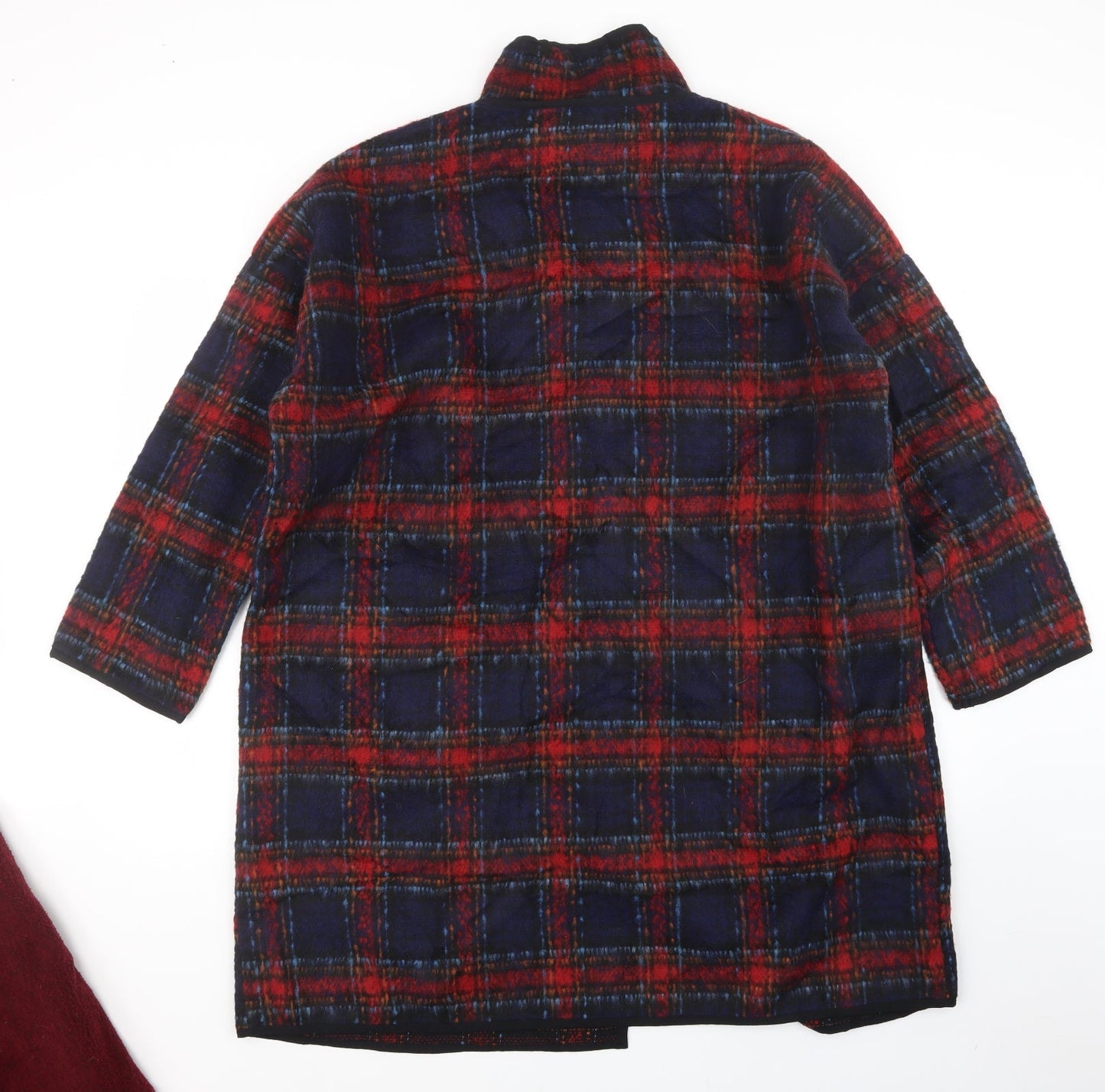 QED London Womens Red Check  Jacket  Size 16