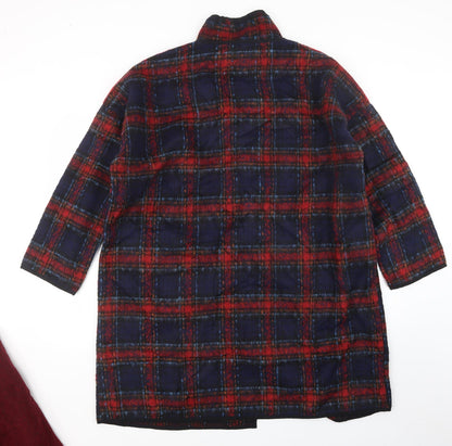 QED London Womens Red Check  Jacket  Size 16