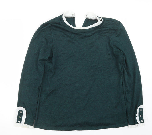 Dorothy Perkins Womens Green  Knit Pullover Jumper Size 12