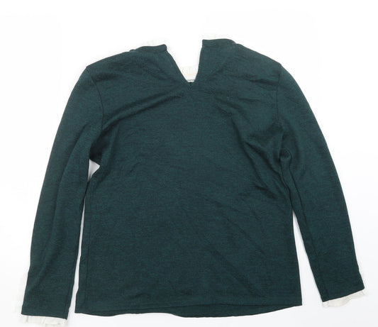 Dorothy Perkins Womens Green  Knit Pullover Jumper Size 12