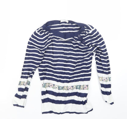 Womens UK Size 10 New Look Blue Pullover Jumper