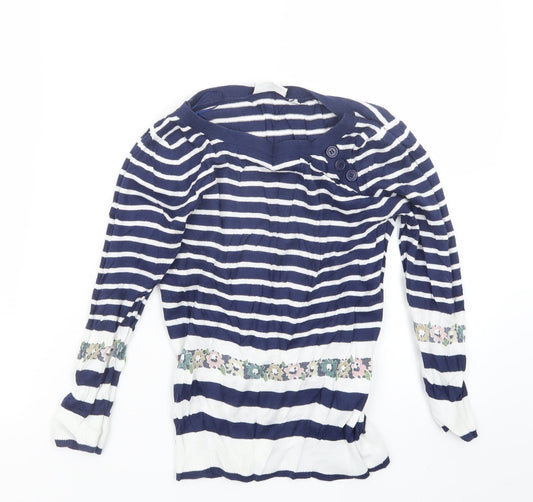 Womens UK Size 10 New Look Blue Pullover Jumper