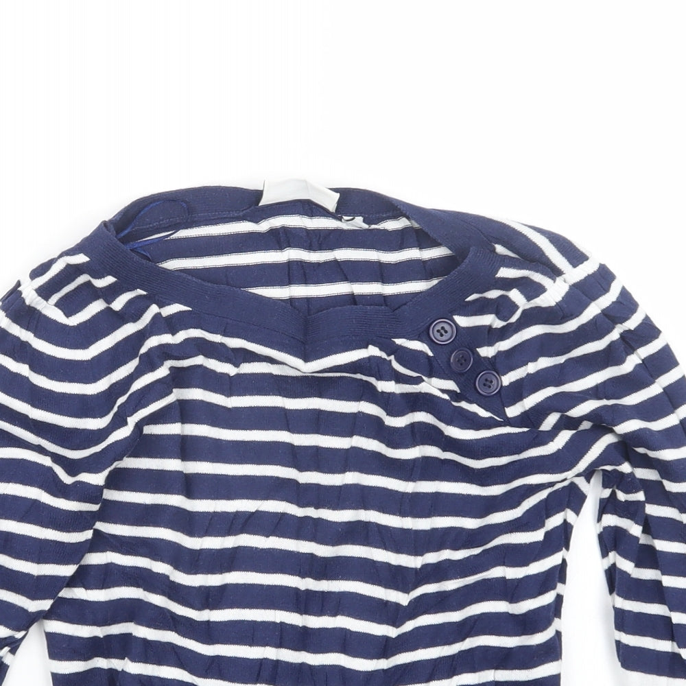 Womens UK Size 10 New Look Blue Pullover Jumper