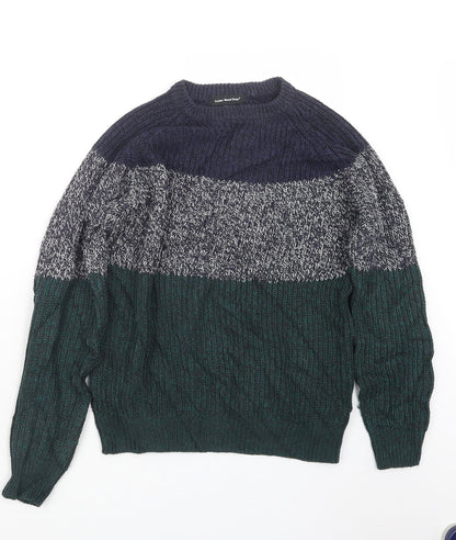 Cedar Wood State Mens Green  Knit Pullover Jumper Size S