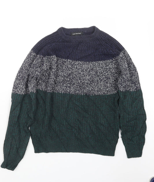 Cedar Wood State Mens Green  Knit Pullover Jumper Size S