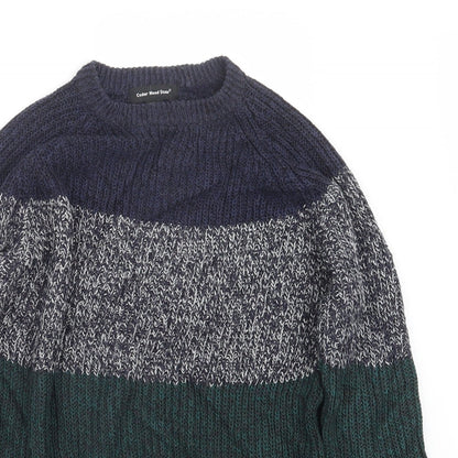Cedar Wood State Mens Green  Knit Pullover Jumper Size S