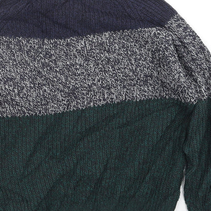 Cedar Wood State Mens Green  Knit Pullover Jumper Size S