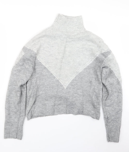 Primark Womens Grey  Knit Pullover Jumper Size 10