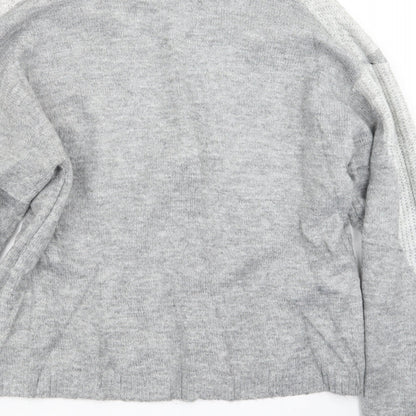 Primark Womens Grey  Knit Pullover Jumper Size 10