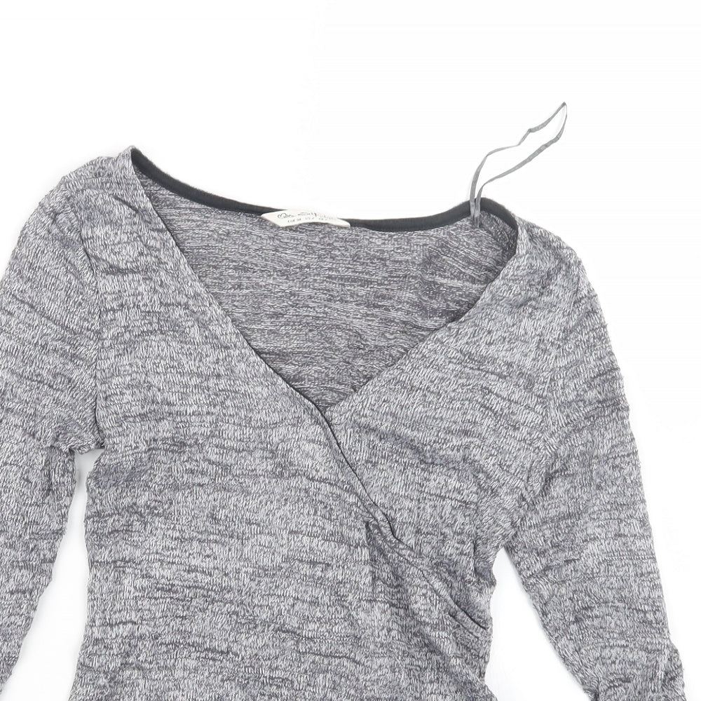 Womens UK Size 6 Miss Selfridge Blue Pullover Jumper