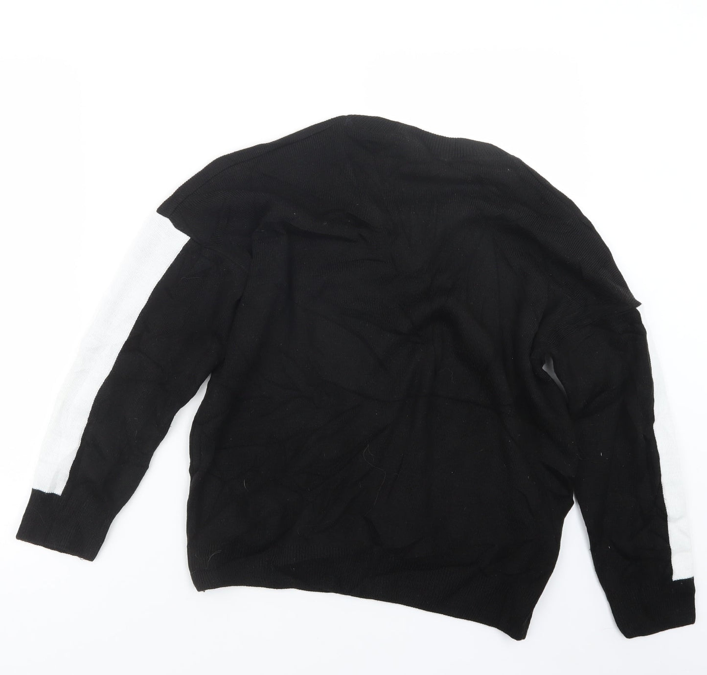 Womens UK Size M PRETTYLITTLETHING Black Pullover Jumper