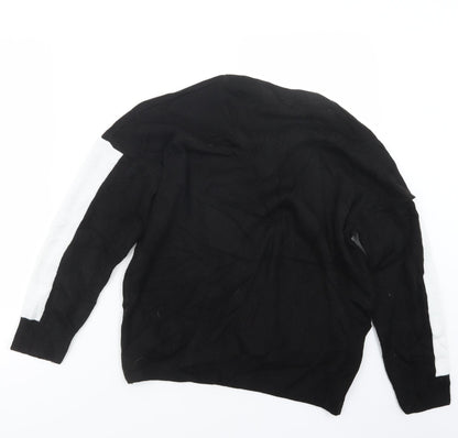 Womens UK Size M PRETTYLITTLETHING Black Pullover Jumper