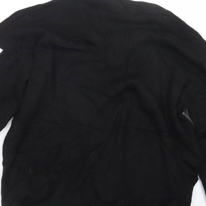 Womens UK Size M PRETTYLITTLETHING Black Pullover Jumper