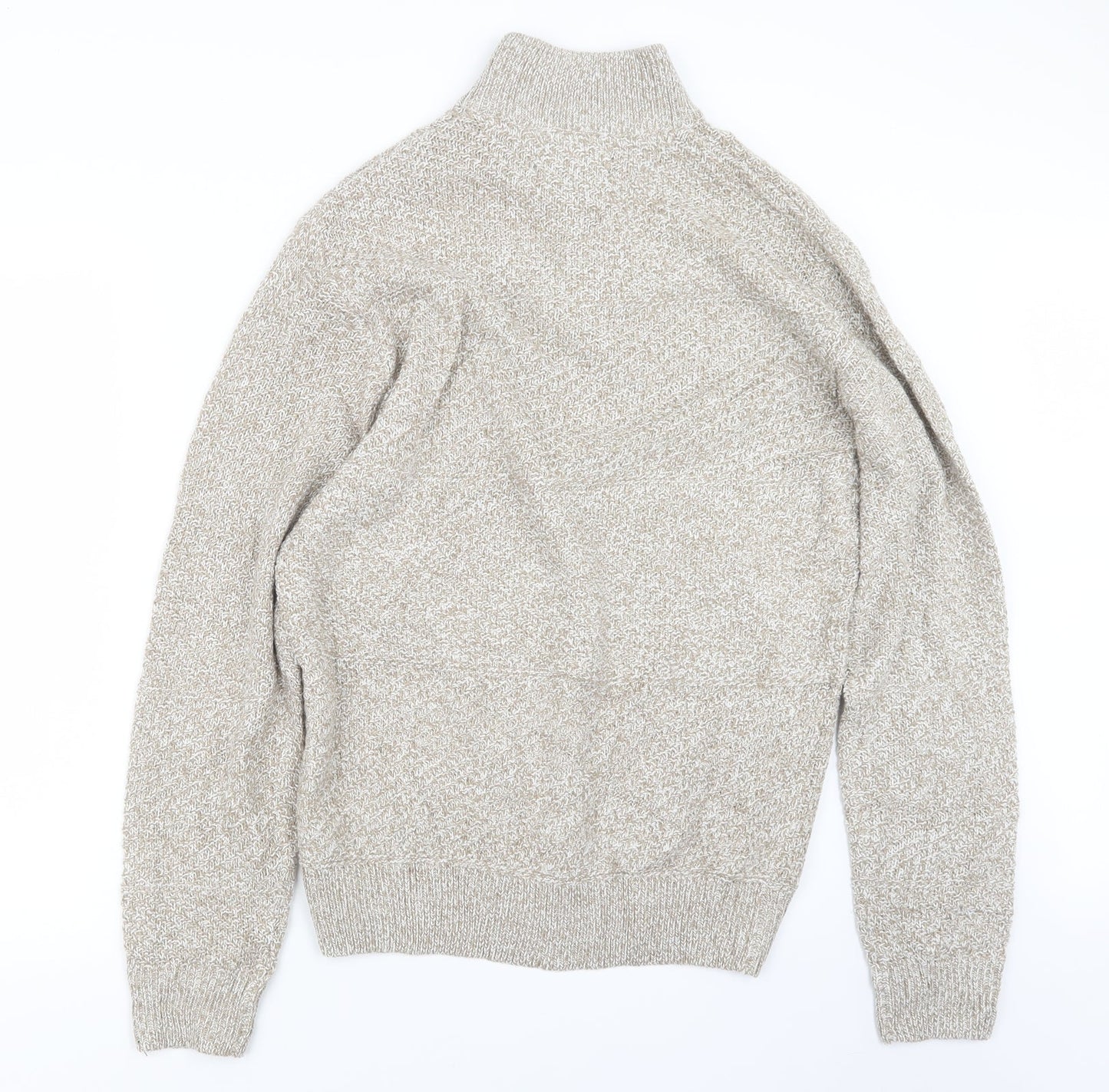 Mens UK Size L Easy Beige Pullover Sweatshirt