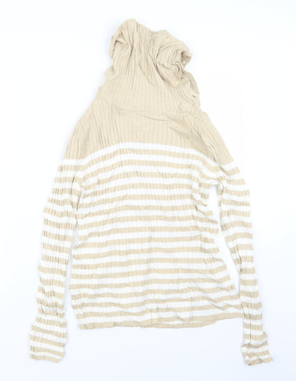 Womens UK Size 10 BHS Beige Pullover Jumper
