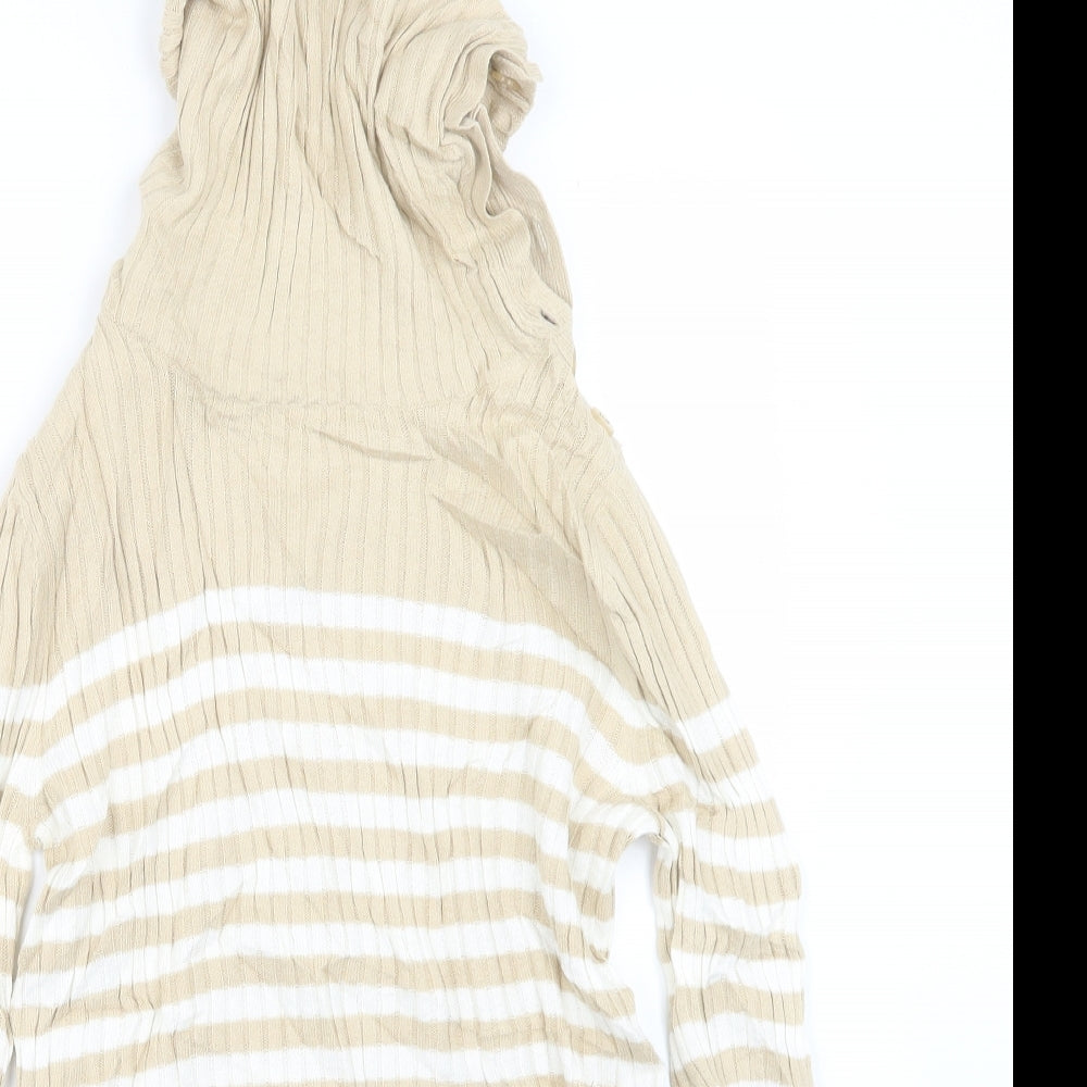 Womens UK Size 10 BHS Beige Pullover Jumper