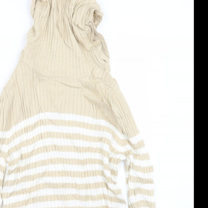 Womens UK Size 10 BHS Beige Pullover Jumper
