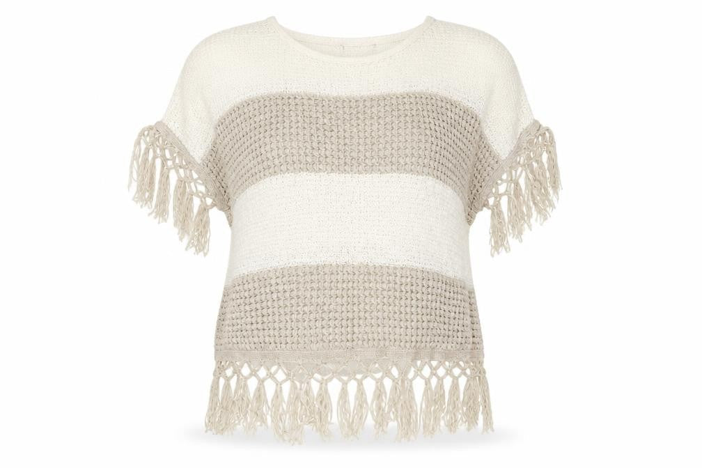Womens UK Size M George Beige Pullover Jumper