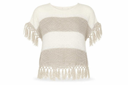Womens UK Size M George Beige Pullover Jumper