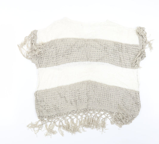 George Womens Beige  Knit Pullover Jumper Size M