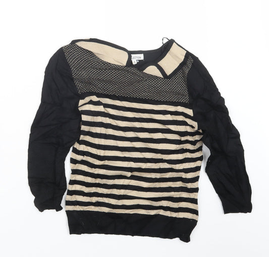 Debenhams Womens Black   Pullover Jumper Size 8