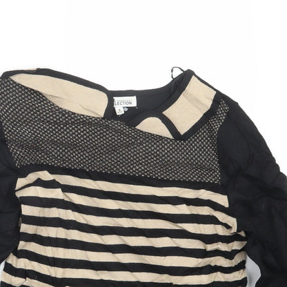 Womens UK Size 8 Debenhams Black Pullover Jumper