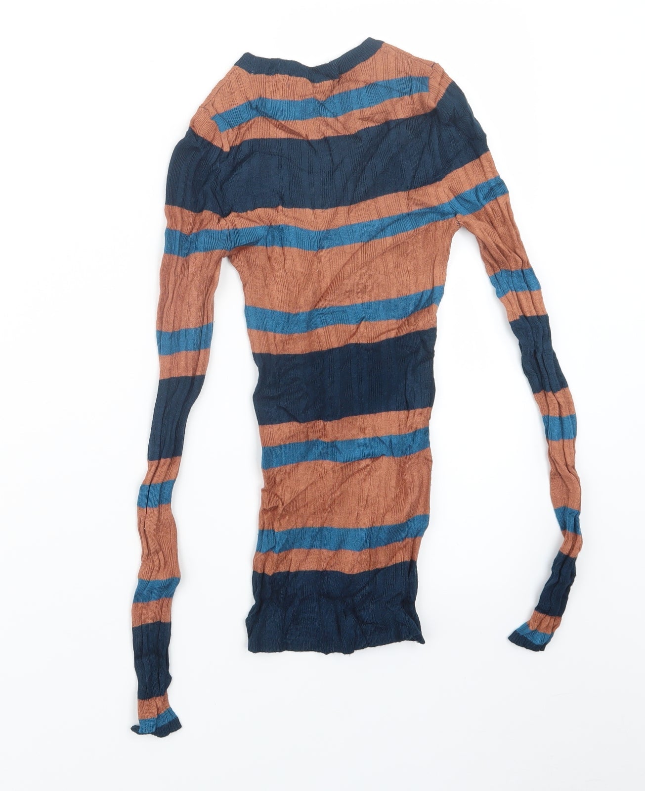 Primark Womens Beige Striped  Pullover Jumper Size 8