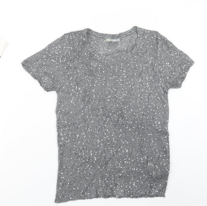 Womens UK Size 12 Marks and Spencer Grey Pullover Jumper