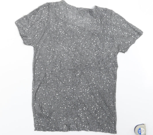 Womens UK Size 12 Marks and Spencer Grey Pullover Jumper