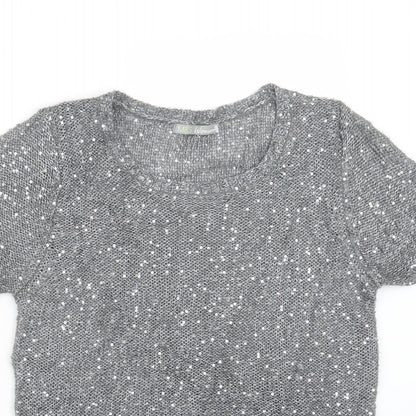 Womens UK Size 12 Marks and Spencer Grey Pullover Jumper