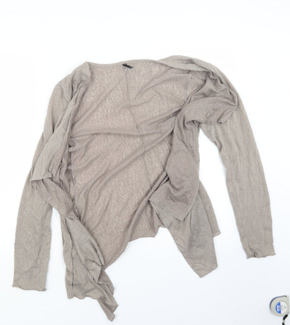 Womens UK Size 12 Marks and Spencer Brown Cardigan Jumper