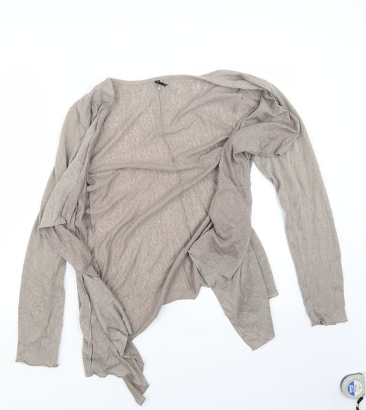 Womens UK Size 12 Marks and Spencer Brown Cardigan Jumper