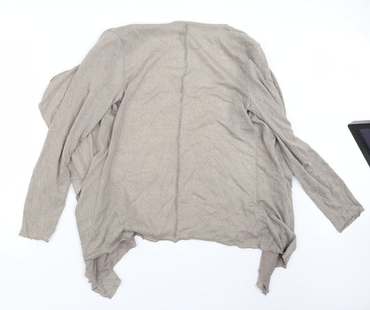 Womens UK Size 12 Marks and Spencer Brown Cardigan Jumper