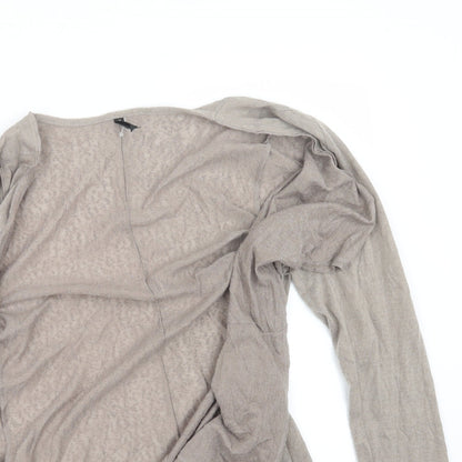 Womens UK Size 12 Marks and Spencer Brown Cardigan Jumper