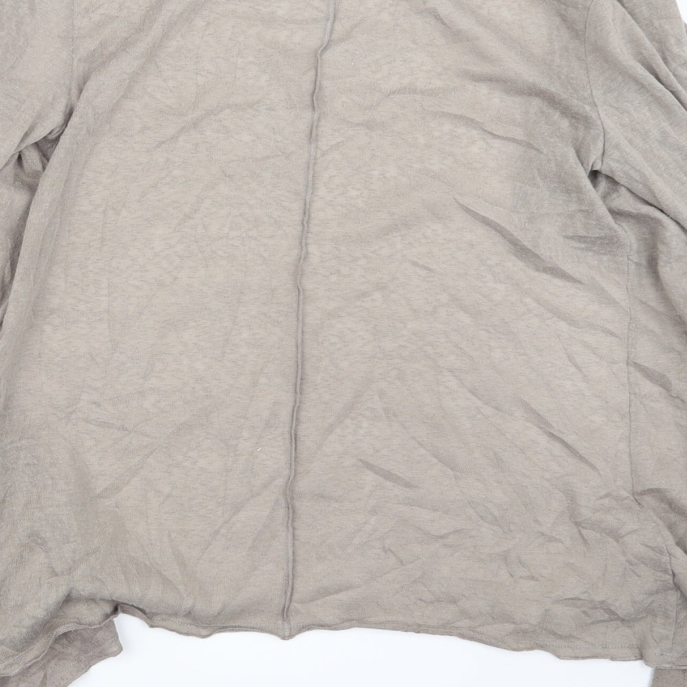 Womens UK Size 12 Marks and Spencer Brown Cardigan Jumper