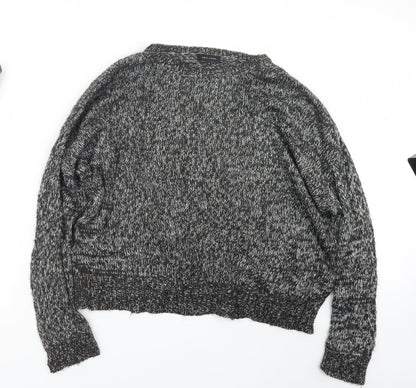 New Look Womens Black  Knit Pullover Jumper Size L
