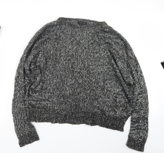 New Look Womens Black  Knit Pullover Jumper Size L