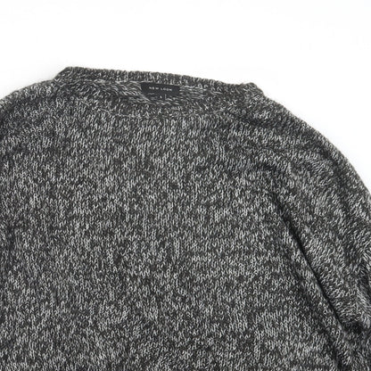 New Look Womens Black  Knit Pullover Jumper Size L