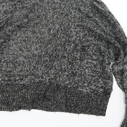 New Look Womens Black  Knit Pullover Jumper Size L