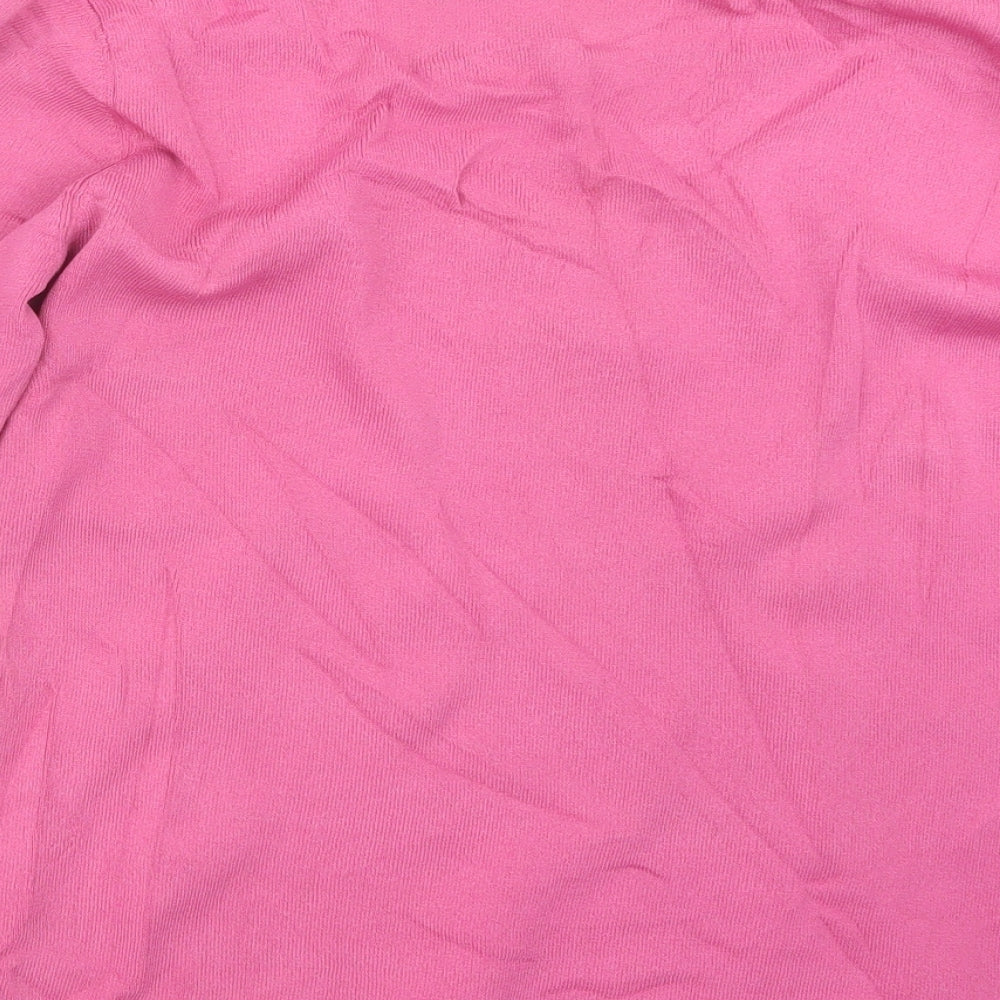 AMARANTO Womens Pink   Pullover Jumper Size 16