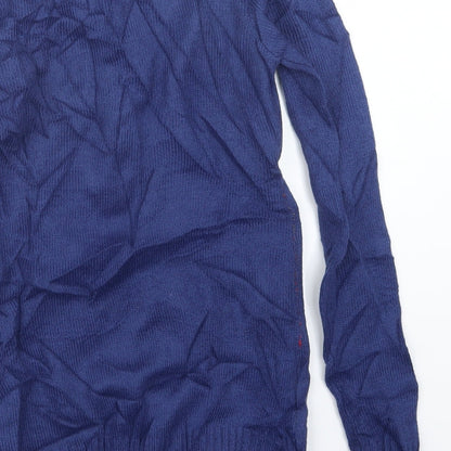 The Christmas Workshop Mens Blue  Knit Pullover Jumper Size S  - Christmas