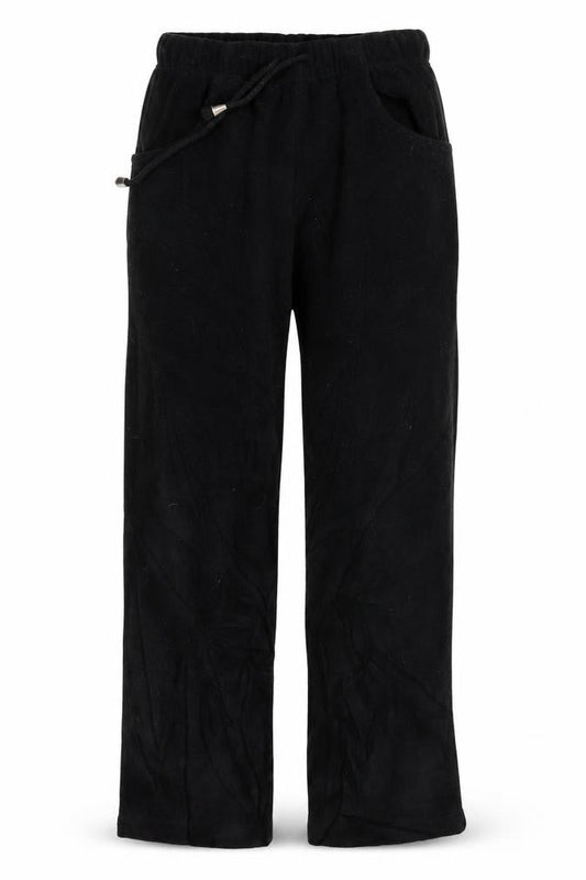 Womens UK Size 8 Damart Regular Fit Sweatpants Black Trousers