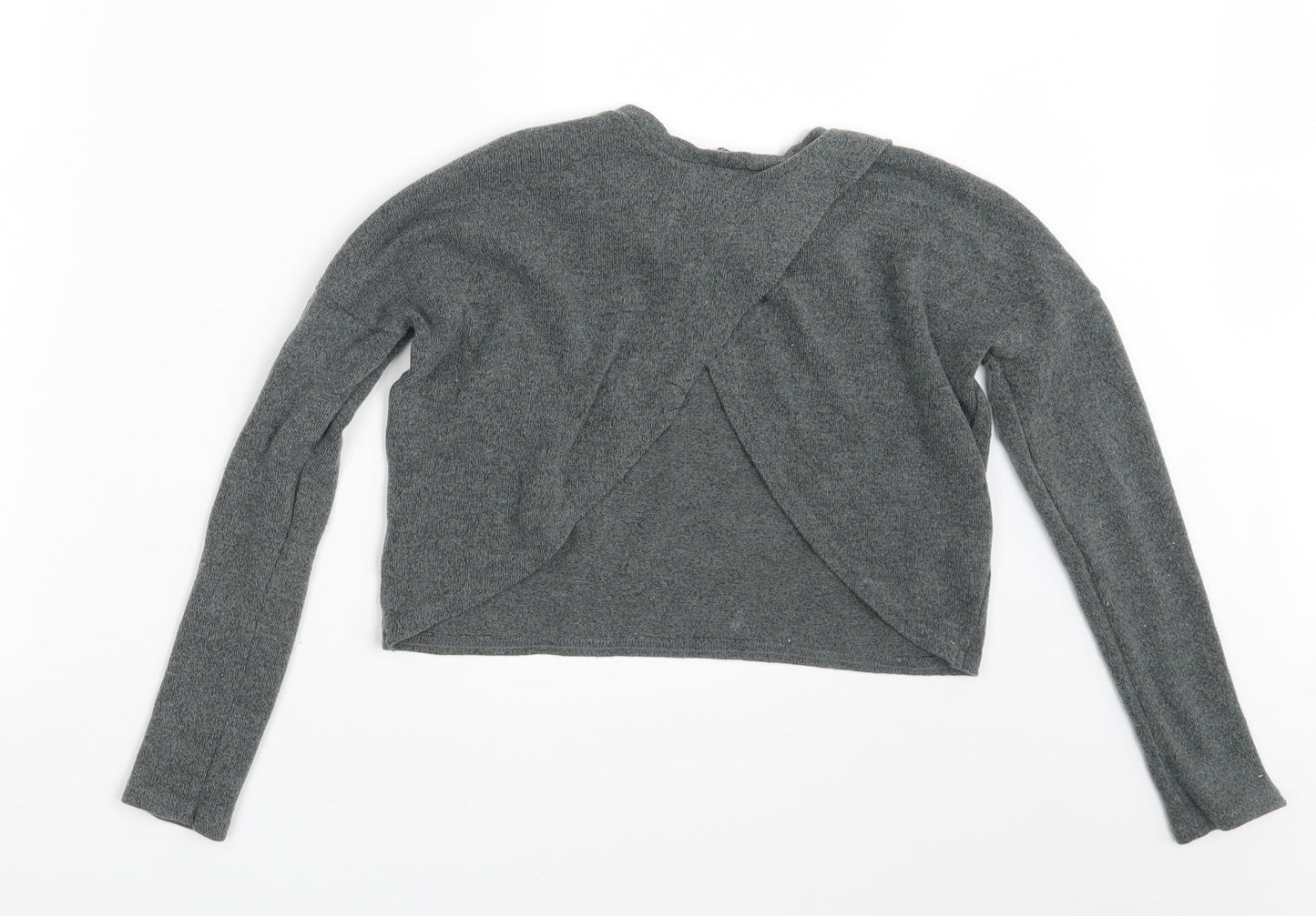 Boohoo Womens Grey   Pullover Jumper Size 4