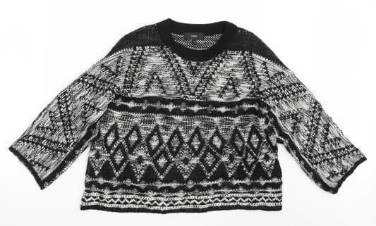 Womens UK Size XS NEXT Black Pullover Jumper