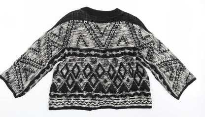 Womens UK Size XS NEXT Black Pullover Jumper