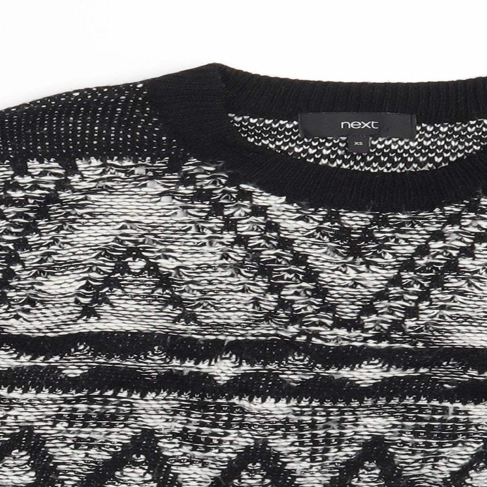 Womens UK Size XS NEXT Black Pullover Jumper