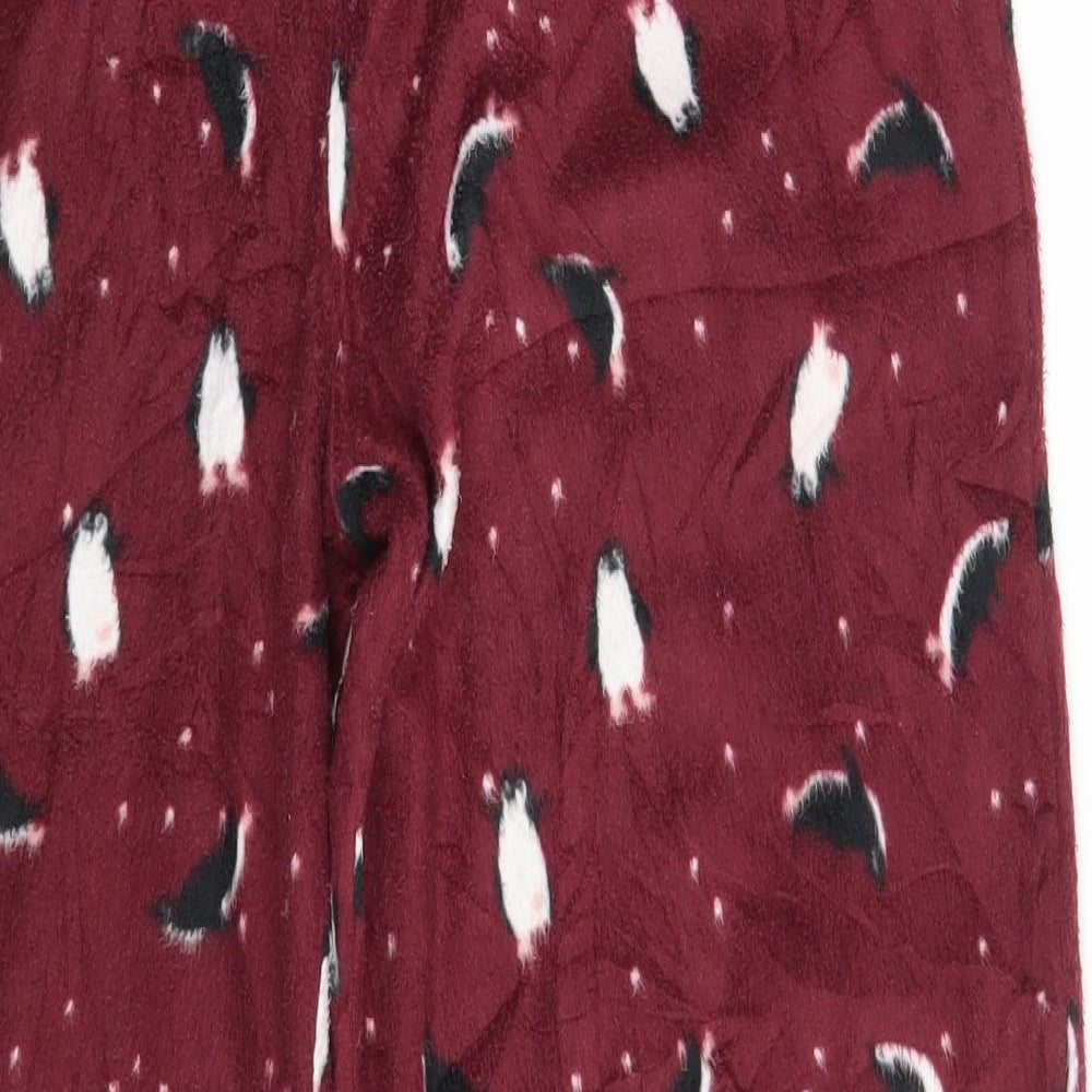 M&S Mens Purple Animal Print  Sweatpants Trousers Size M L27 in