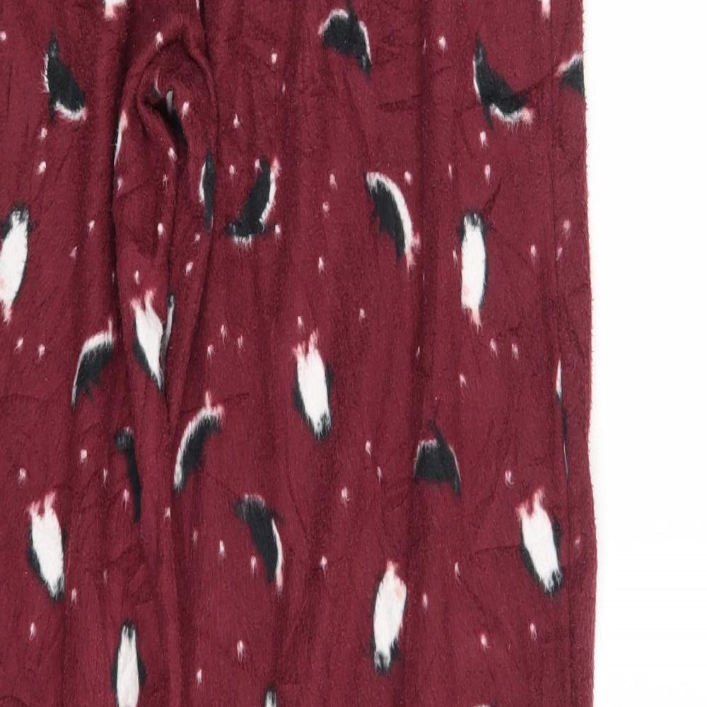 M&S Mens Purple Animal Print  Sweatpants Trousers Size M L27 in