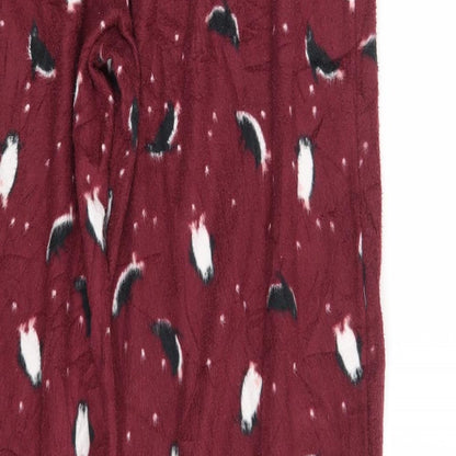 M&S Mens Purple Animal Print  Sweatpants Trousers Size M L27 in